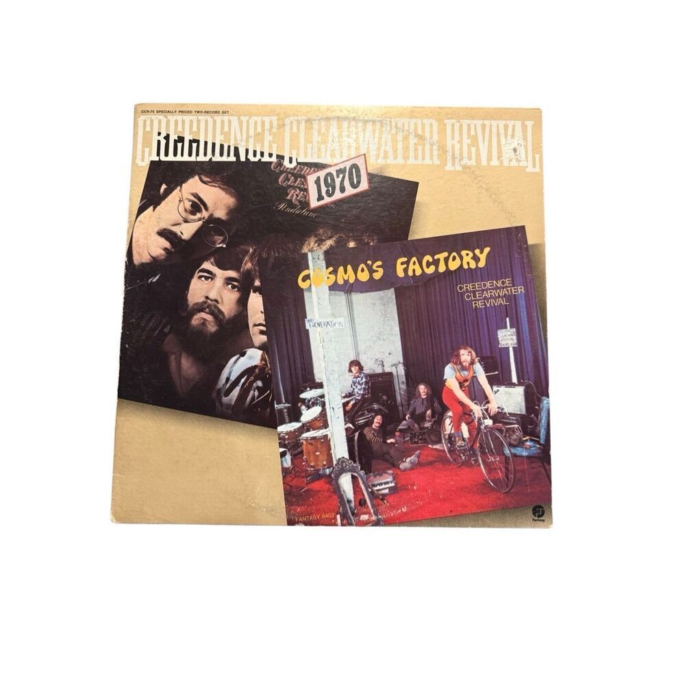 Creedence Clearwater Revival: Cosmos Factory and Pendulum Double LP Rock Vinyl